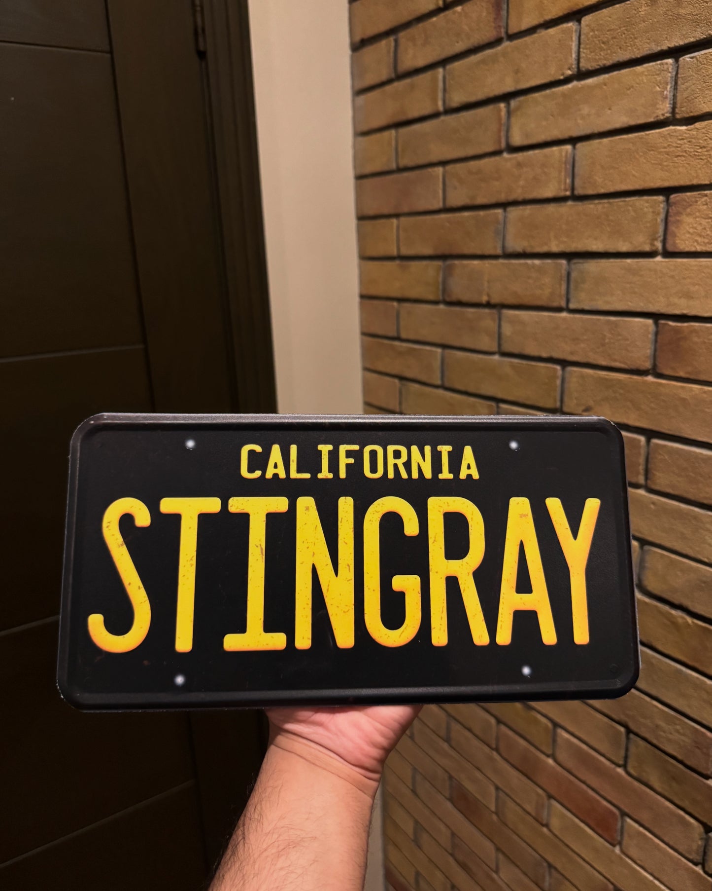 California STINGRAY Plate