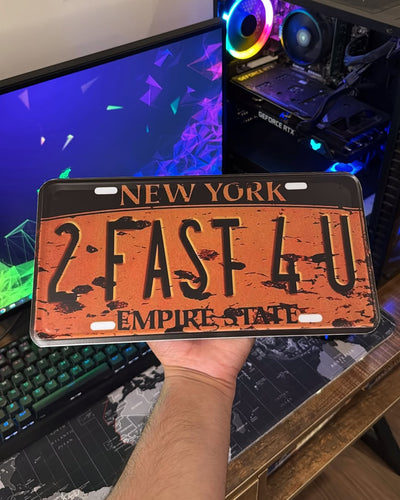 2 FAST 4 U Plate