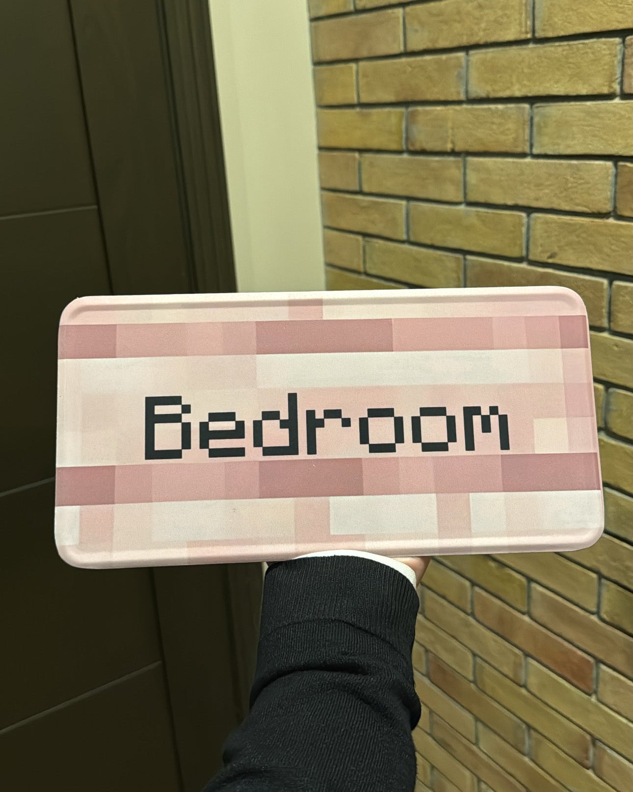 Cherry Blossom Minecraft Bedroom Plate