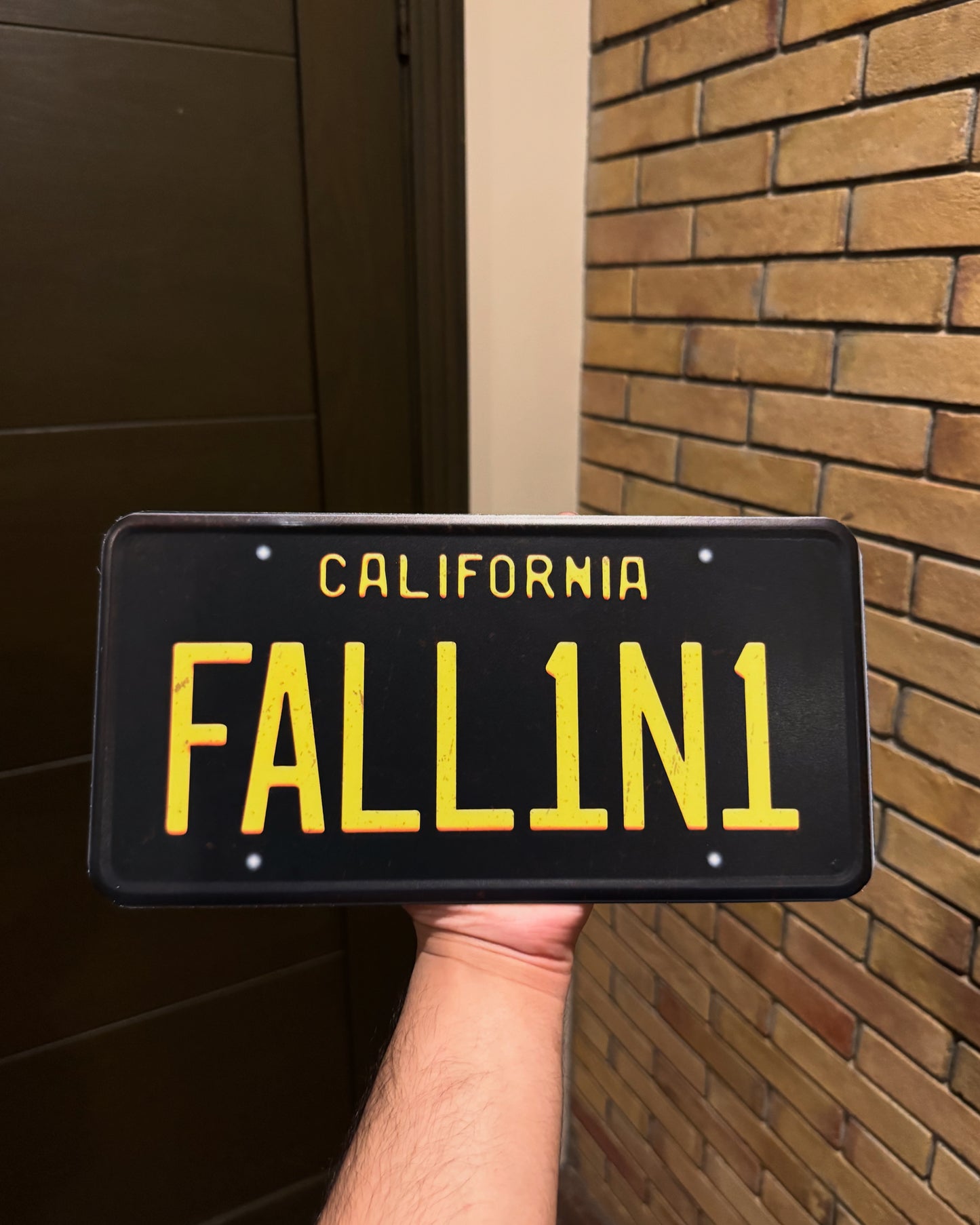 California FALL1N1 Plate