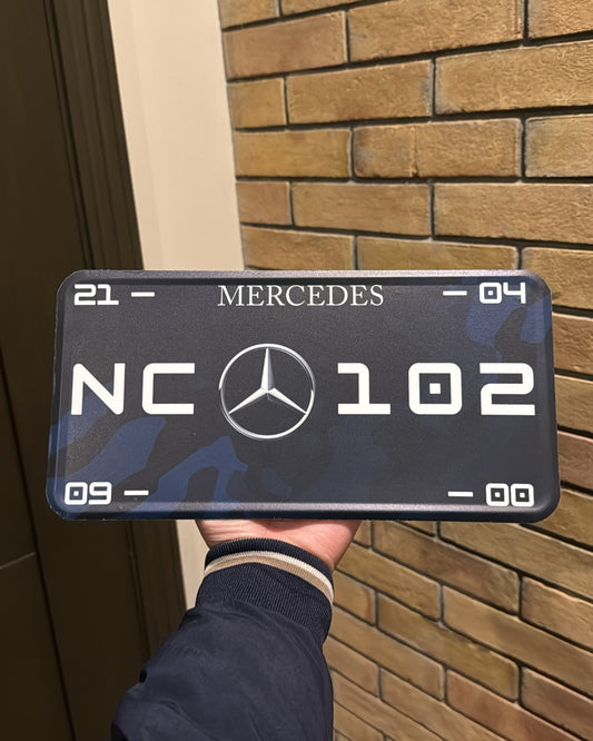 Mercedes Plate