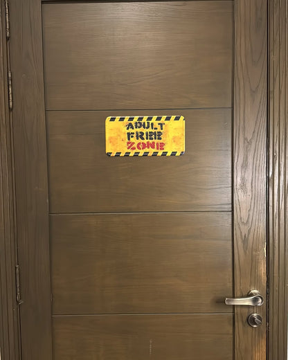 Adult Free Zone Plate