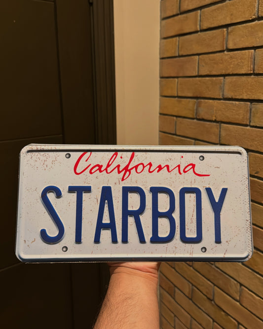 California STARBOY Plate