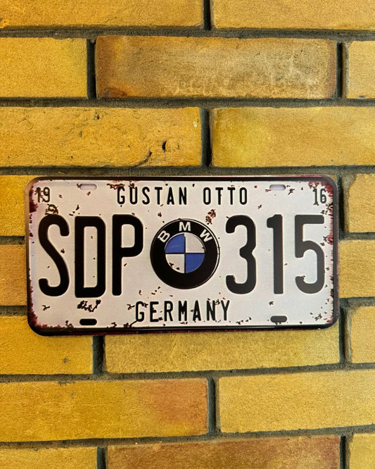 BMW Plate