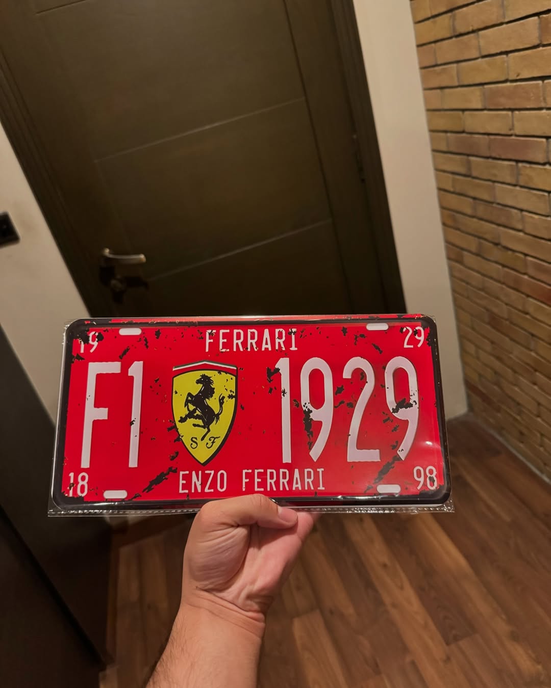 F1 1929 Enzo Ferrari Plate