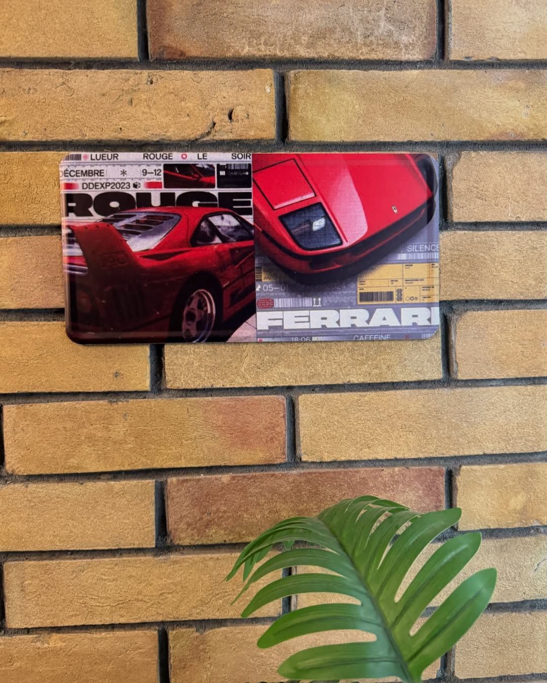 Ferrari F40 Plate