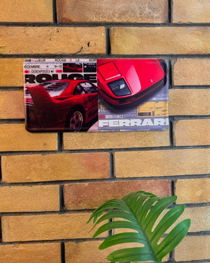 Ferrari F40 Plate
