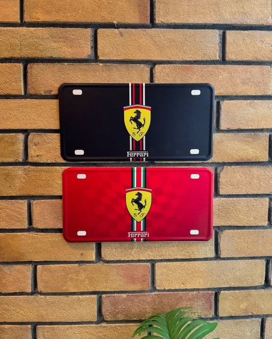 Ferrari Logo Plate