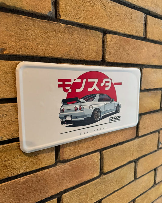 Nissan GTR R32 Plate