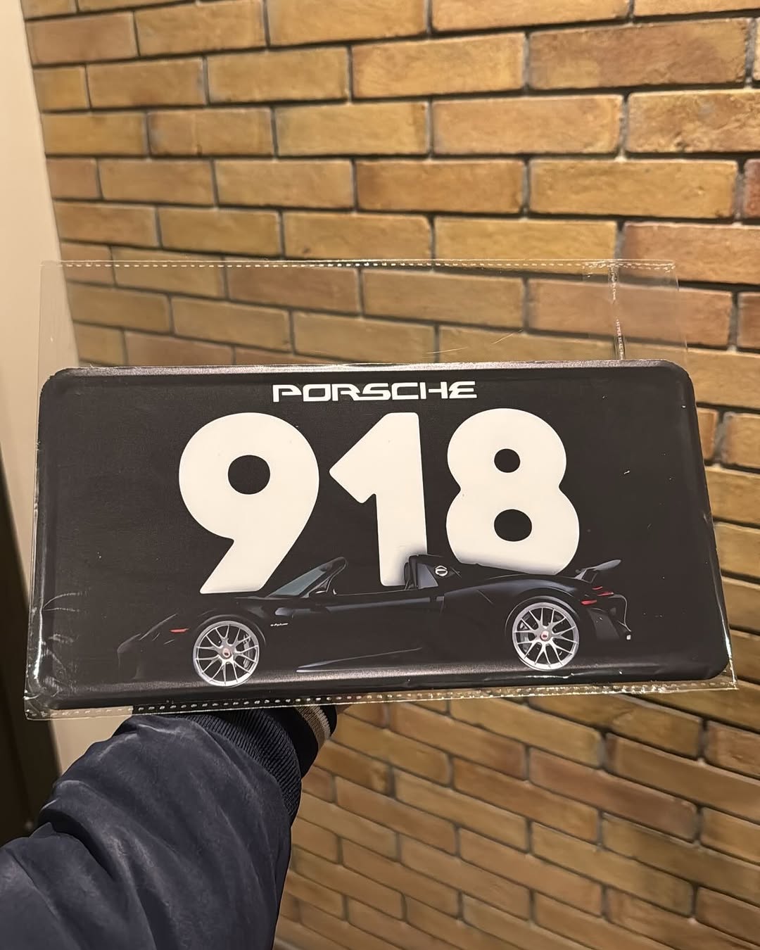 Porsche 918 Spyder Plate