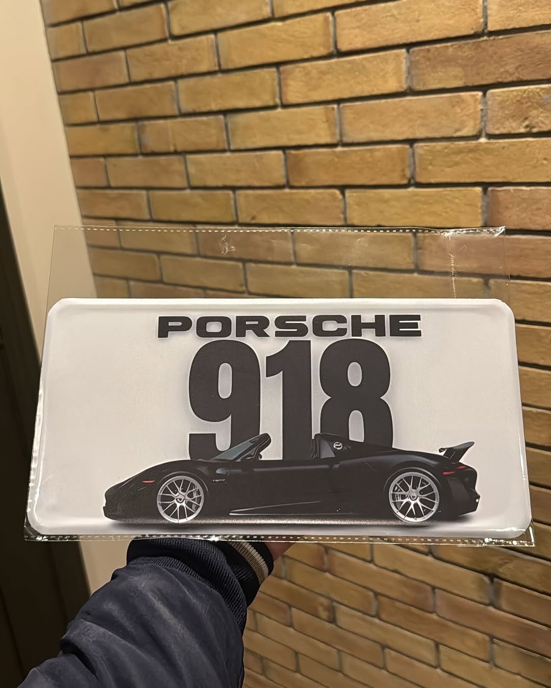 Porsche 918 Spyder Plate