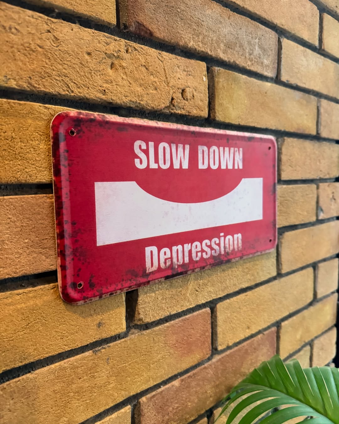 Slow Down Depression Plate